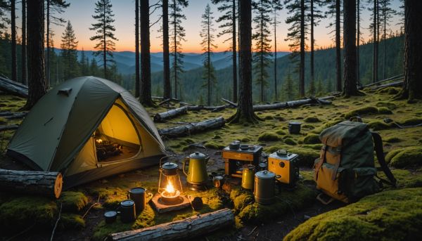 Materiel camping indispensable pour bivouac nature
