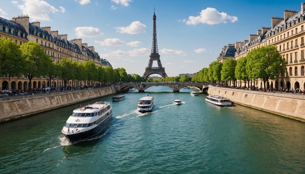 Découverte de paris en croisière avec un audioguide multilingue included !