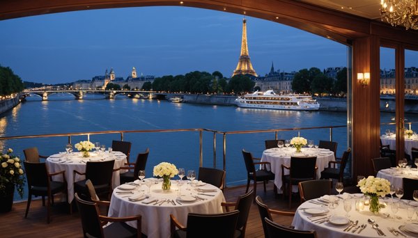 Top 4 des croisières avec repas gastronomique à paris